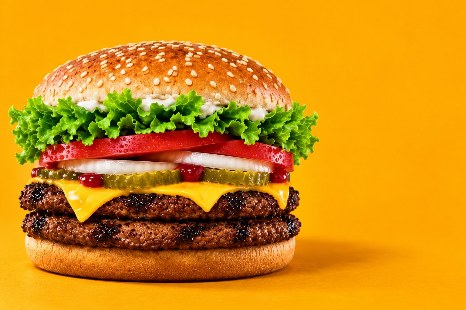 Dvojitý burger se sýrem